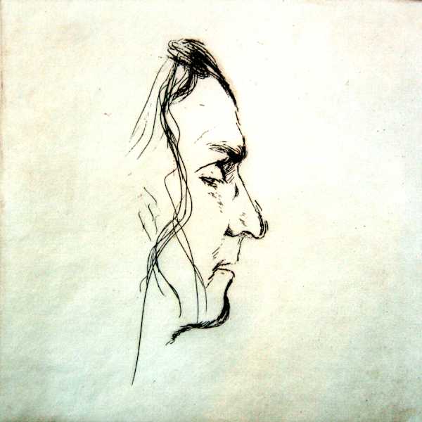 Robert Duncan by Ronald Brooks Kitaj, Image 5.