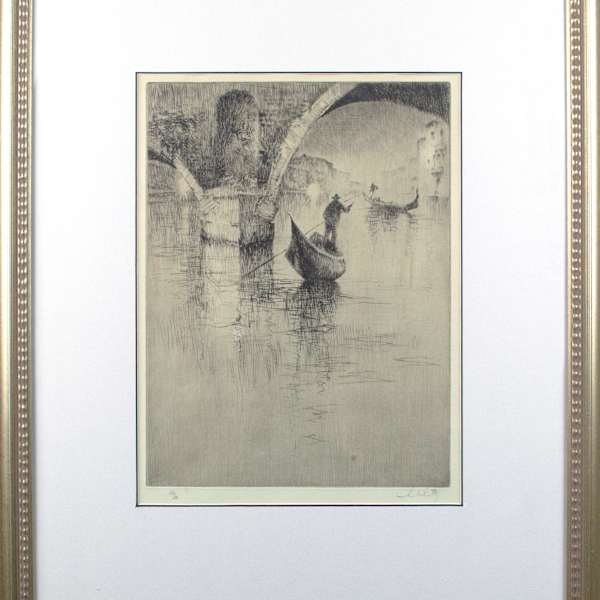 Ponte Tre Arch Venice by Sidney M. Litten, Image 3.