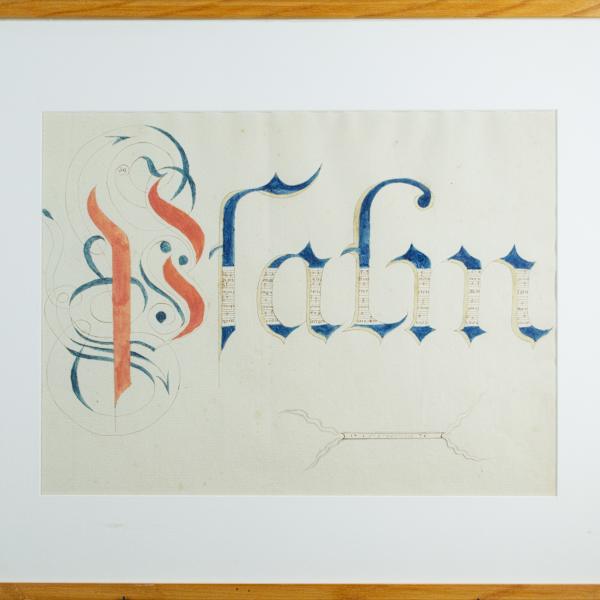 Calligraphy by A. Overman, Image 1.