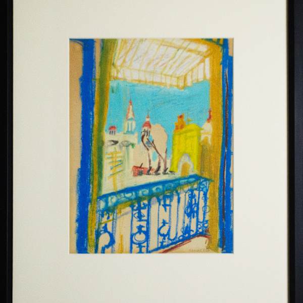 View Of A City From A Balcony by Ellen Samberg, Image 3.