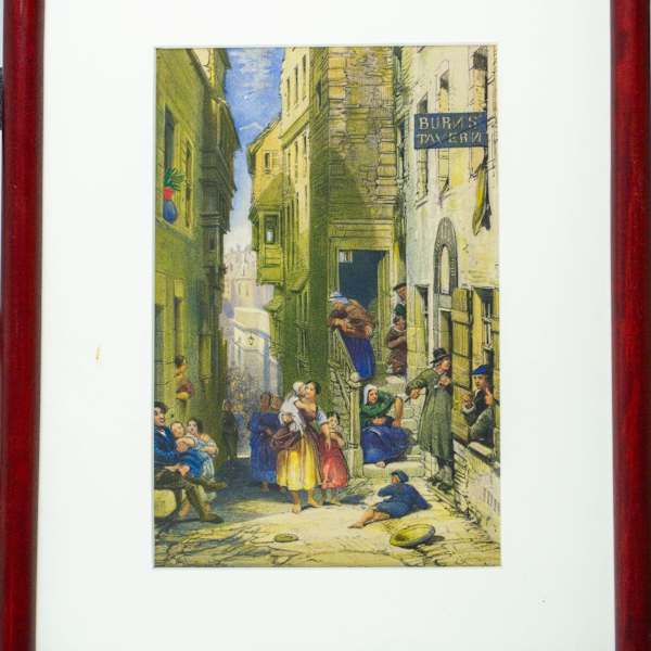 Burn's Tavern (John Dowie's Tavern), Liberton Wynd, Edinburgh by James Duffield Harding, Image 2.