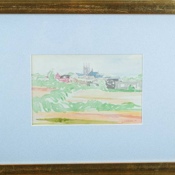 Untitled (Cathedral Town) by Irvin Nahan, Image 2.
