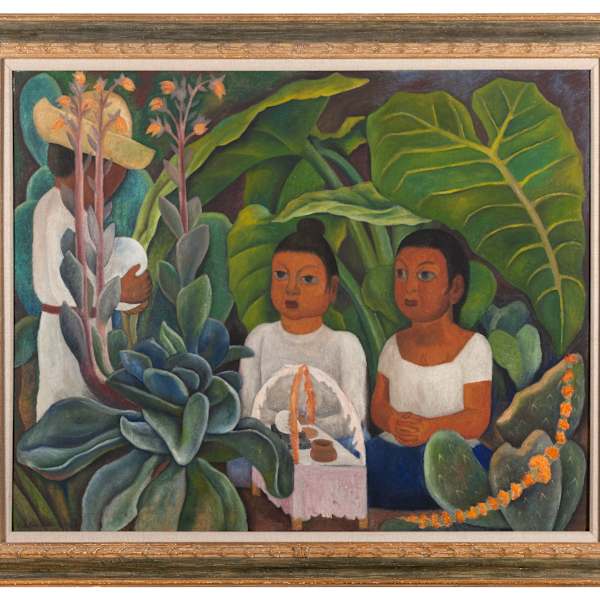 Nina Con Flores, by Diego Rivera, Image 2.