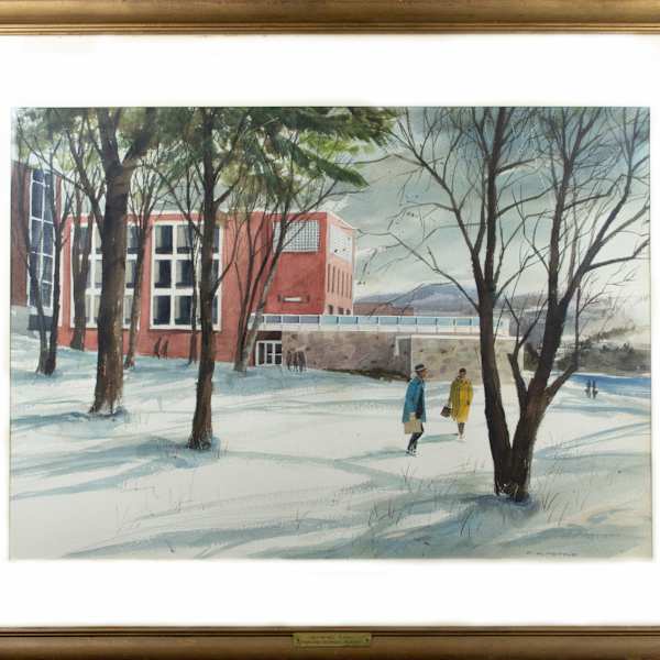 Becton Hall- Teaneck, Fairleigh Dickinson University by F.R. Petrie, Image 1.