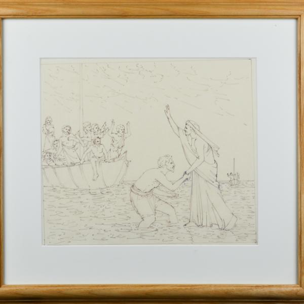 Christ Walking On Water by Anthony Visco, Image 2.