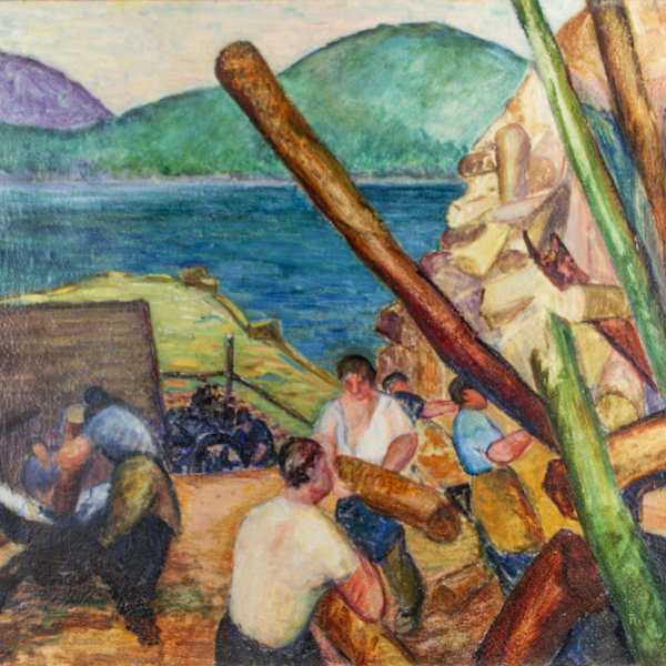 The Loggers by Hortense T. Ferne, Image 1.