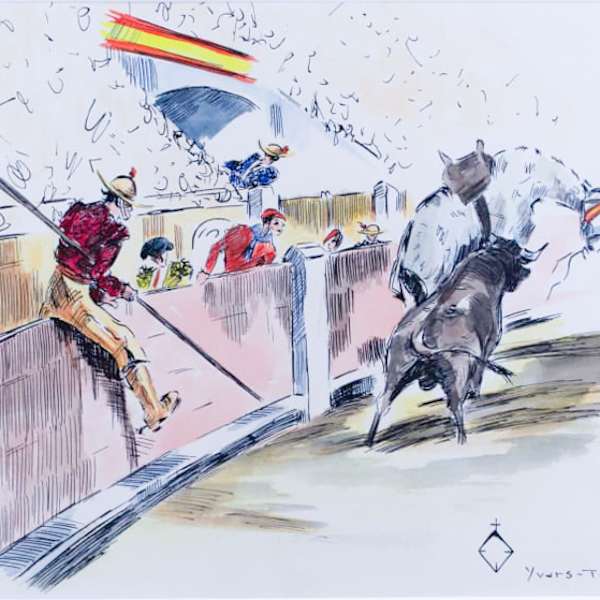 Untitled (Bullfight) by Yvars-Tecglen, Image 3.