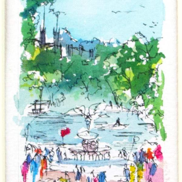 Untitled Cityscape by Joe Barker, Image 2.