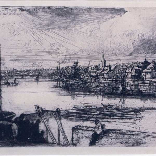 Out Of Whistler's Window by Seymour Haden, Image 3.