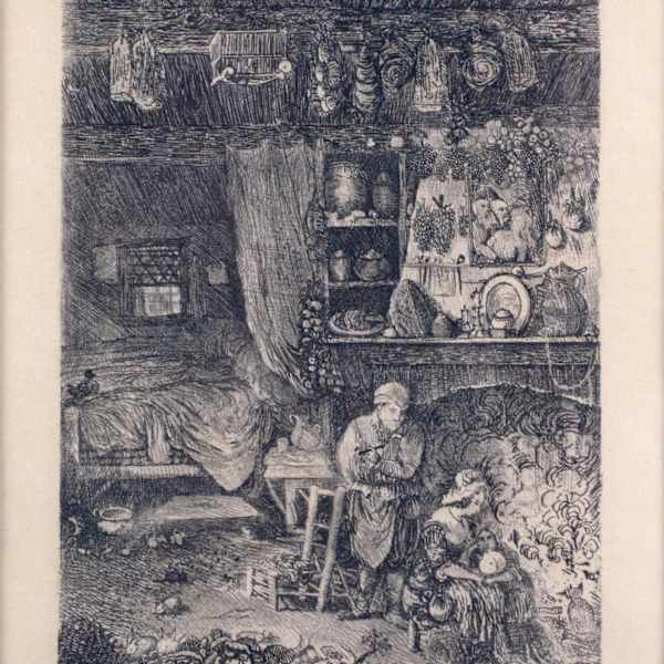 Interieur Flamand (Flemish Interior) by Rodolphe Bresdin, Image 2.
