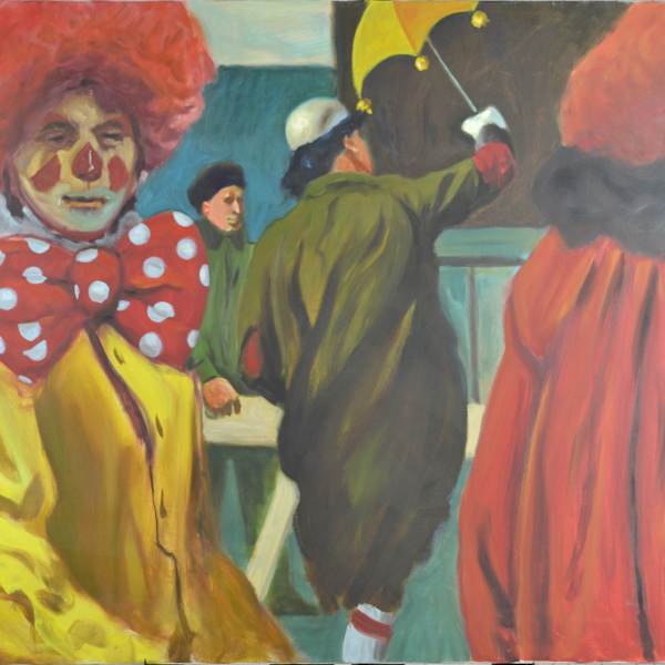 Four Mummer's Parade Figures by John Napoliello, Image 2.