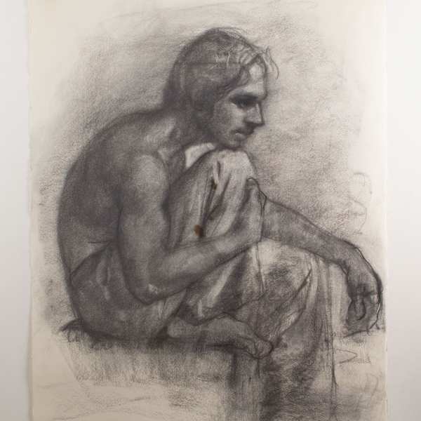 Figure In Thought by Mary E. Harju, Image 3.