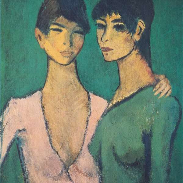 Zwei Schwestern (Two Women) by Otto Mueller, Image 1.
