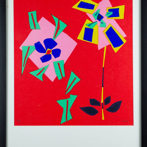 Untitled Floral Abstract by Peter Lister, Image 4.