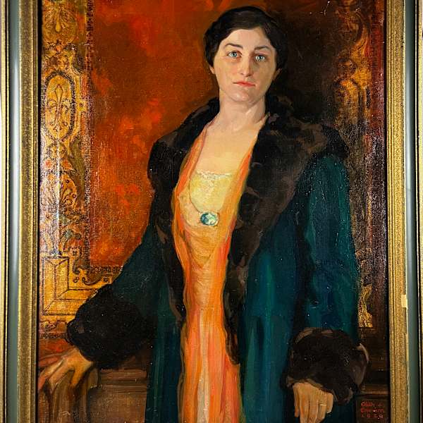 Portrait of Jean Davy Sharples by Edith Emerson, Image 4.