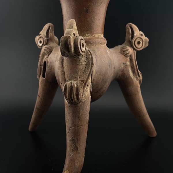 Tripod Jar with Birds by Once-known, Atlantic Watershed, Image 2.