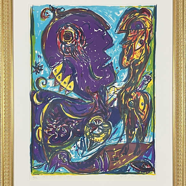 Machu Picchu,  Månens tårer (Tears of the Moon), 1983 by Carl-Henning Pedersen, Image 2.