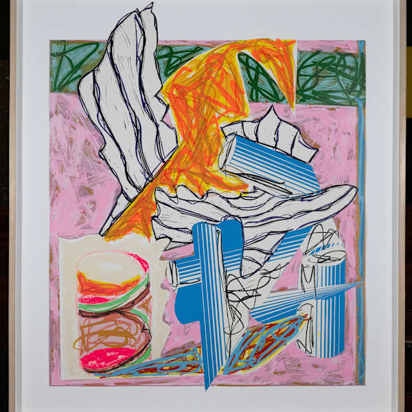 And the Holy One, Blessed Be He, Came & Smote the Angel of Death by Frank Stella, Image 2.