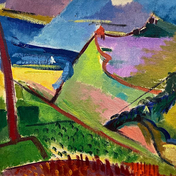 Untitled (Mountains I) by Beulah Elsie Stevenson, Image 3.