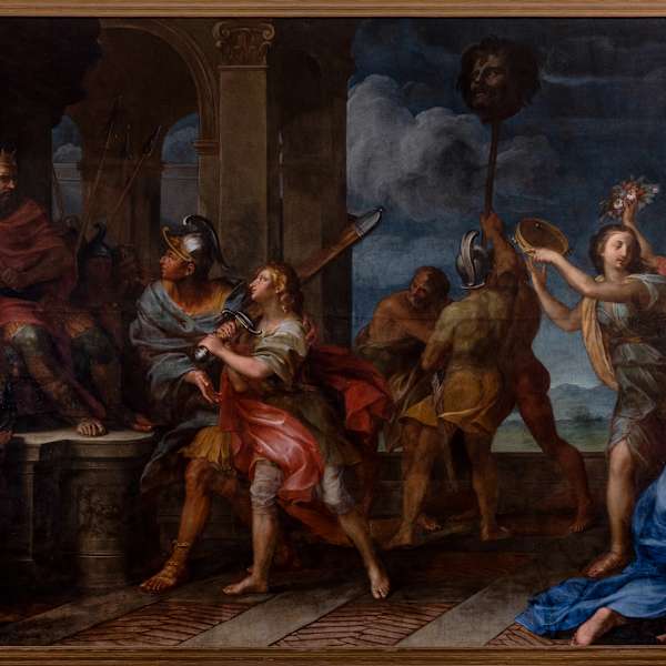 Triumph of David (The Presentation of David to King Saul After Slaying Goliath) by Pietro da Cortona, Image 2.