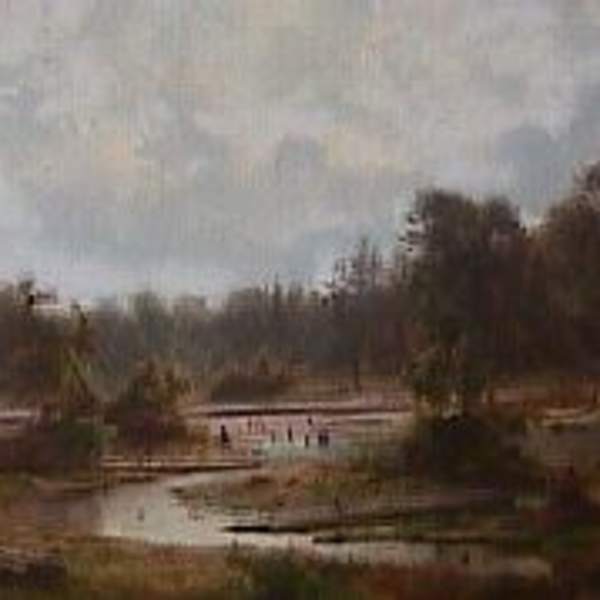 Catskill Mountains Landscape by John Herman Carmiencke, Image 1.