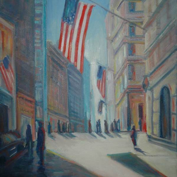 57Th & Fifth (Ny City) '99 by Sandra Rubel, Image 1.