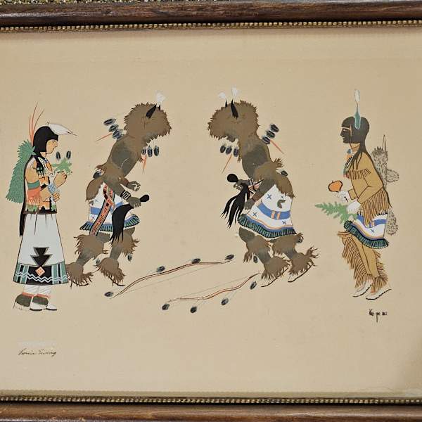 Buffalo Dance by Theodore Suina (Ku-pe-ru), Image 3.