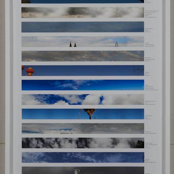 Shared Skies (13 Global Skies) II by Kim Abeles, Image 3.