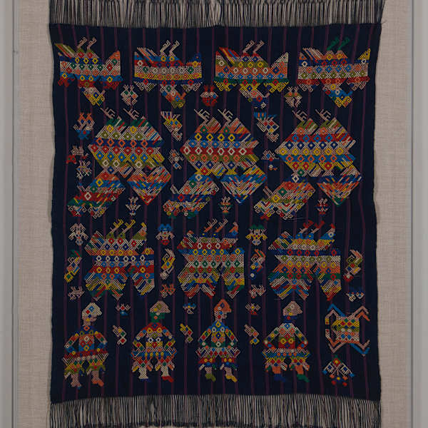 Man's Scarf by Nahuala Region, Guatemala, Image 2.