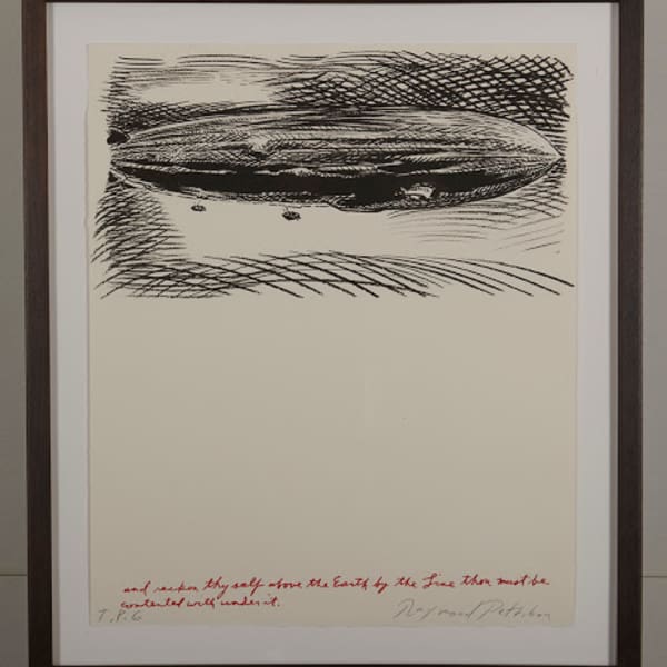 Graph Zepplin by Raymond Pettibon, Image 1.