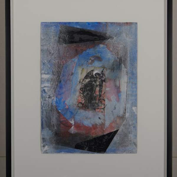 Mixed media collage by Rafael Perea de la Cabada, Image 1.