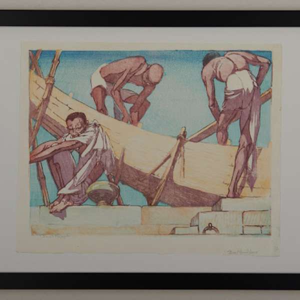 Boat-Builders by Mabel Royds, Image 1.