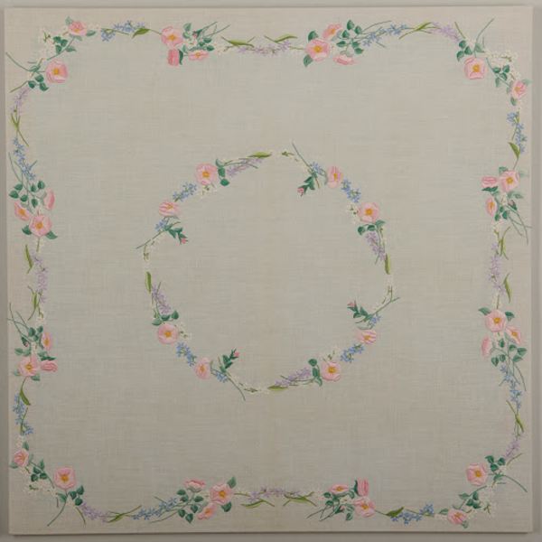 Embroidered Panel by Scotland, Image 1.