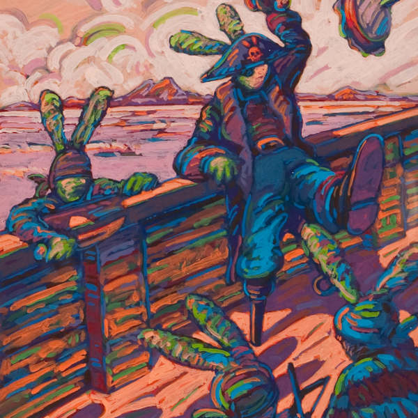 Dust Bunnies as Pirates by Harry Melroy, Image 1.