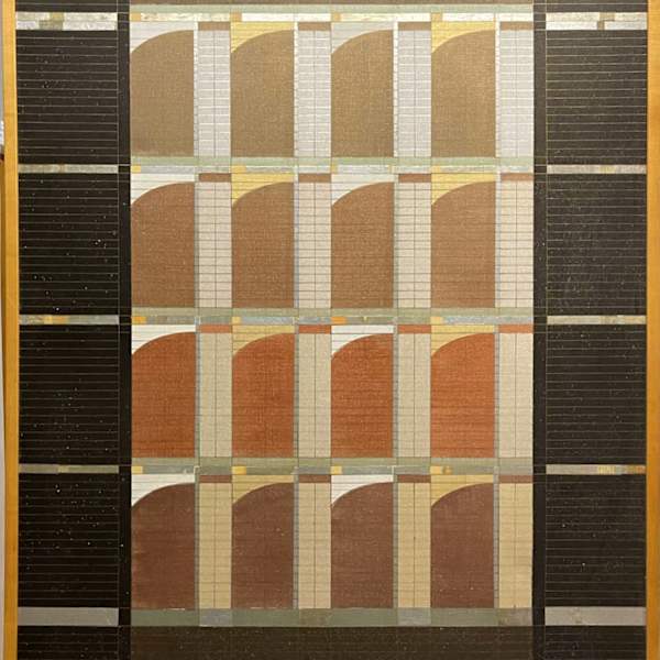Untitled Geometric Abstract - Blind Arcade II by William Martin Jean, Image 1.