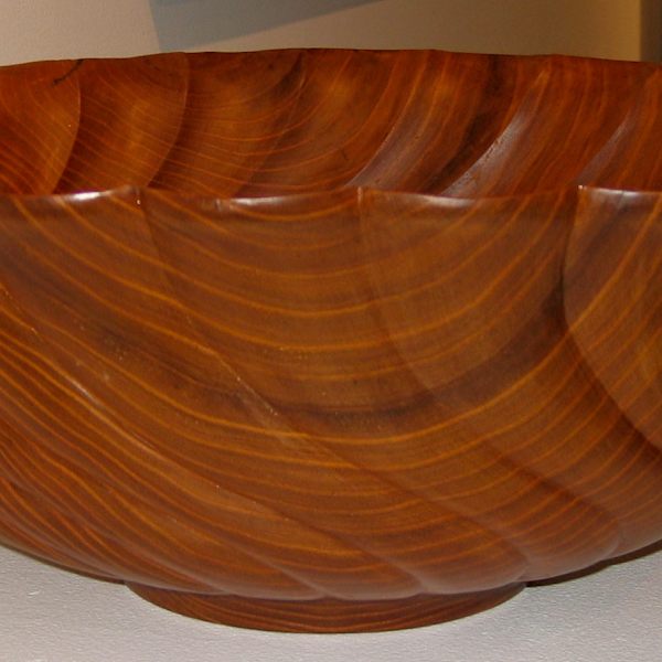 Catalpa: Wooden Bowl by Laurence Knight Groves, Image 1.