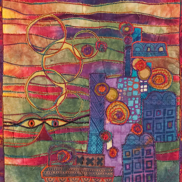 Celebration of Hundterwasser by June O'Neil, Image 1.