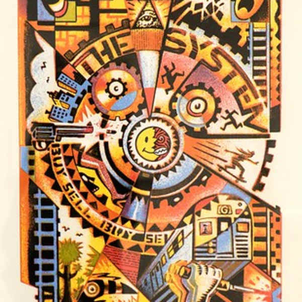 The System, c. 2000 by Peter Kuper, Image 1.
