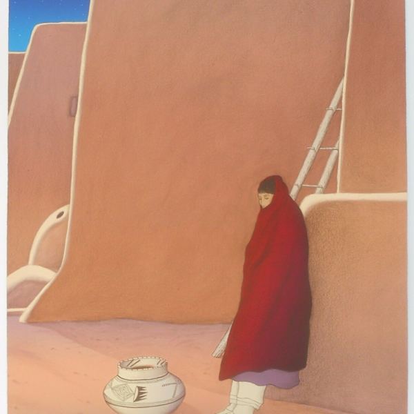 Taos Woman by RC Gorman (Native American (Navajo), 1921-2005), Image 1.
