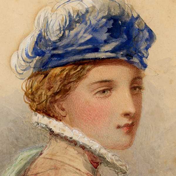 Portrait of a Victorian Lady by Ada V. Hobson, Image 3.