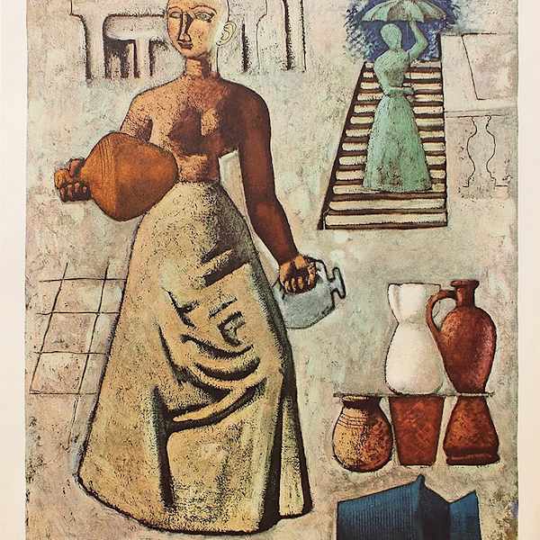 Anfore, after Massimo Campigli by Massimo Campigli, Image 1.