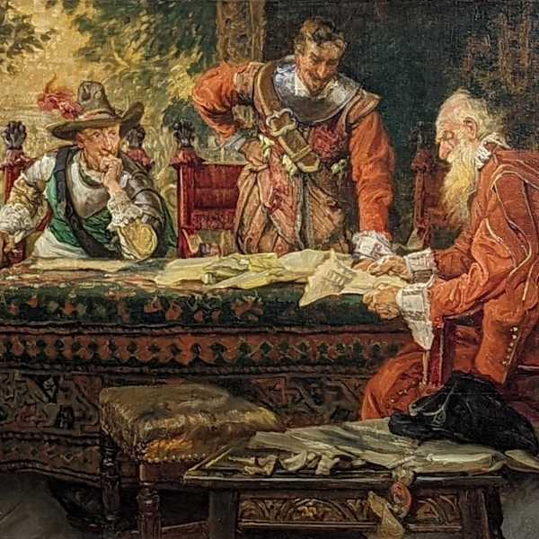 Affairs of State by Edgar Bundy, A.R.A., R.I., R.B.A., Image 4.