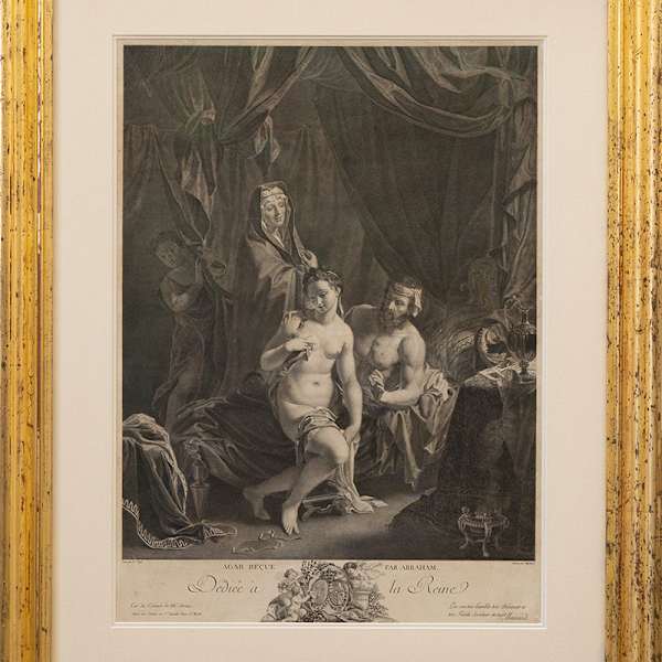 Sarah presenting Hagar to Abraham by Jean Massard, Image 2.