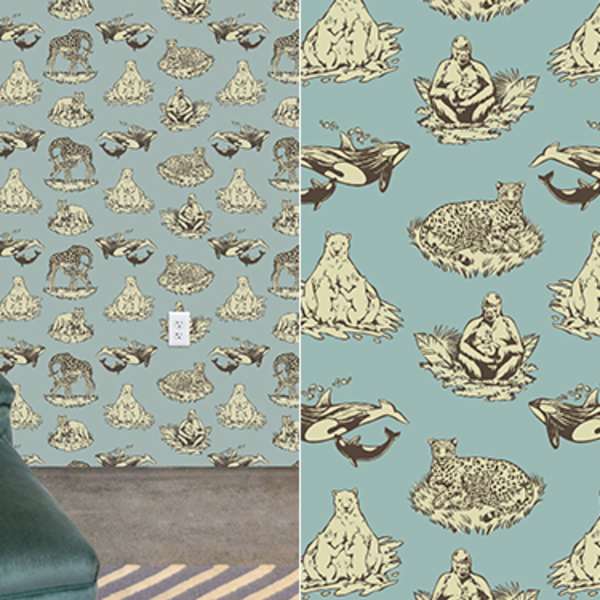 Nursing Mammal Wallpaper by Ashley Cecil, Image 1.