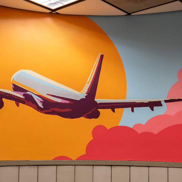 Badging Office Mural by Tim Engelhardt, Image 2.