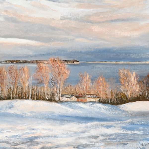 Winter Scene, Haileybury Golf Course by Ethel Brumell, Image 3.