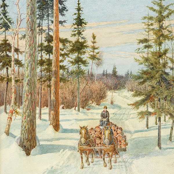 A Trail at Kingston Lake by Ernest Sawford-Dye, Image 25.