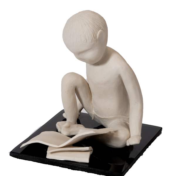 Little Boy Reading by Bonnie Adams, Image 42.