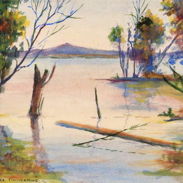 Floodwaters Lake Temiskaming by F.H. Bell, Image 99.