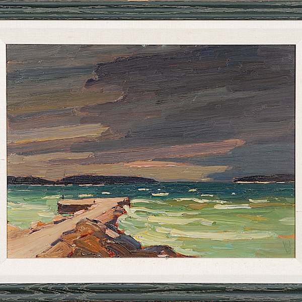 Untitled (Stormy Sky, Dawson Point) by Horace Vick, Image 14.